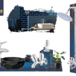 AQUE LEVER BATH SET NS-131